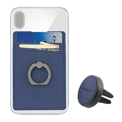 All-in-One Ring Grip Wallet and Magnetic Airvent Mount Combo Pack DailySale