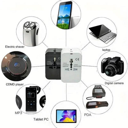 All-in-One Universal Travel Charger with Dual USB Charging Ports DailySale