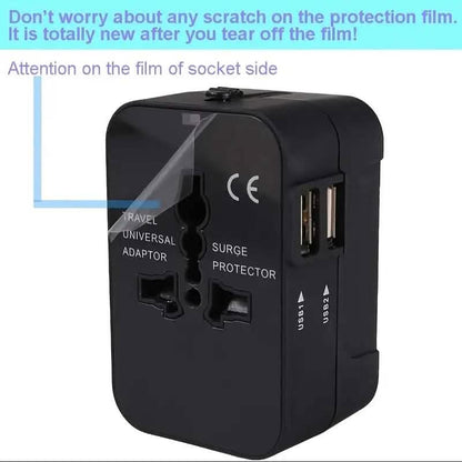 All-in-One Universal Travel Charger with Dual USB Charging Ports DailySale