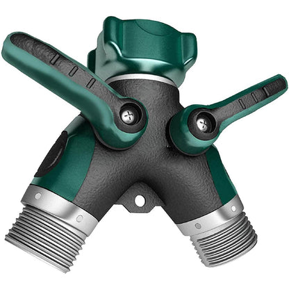 All Metal Body Garden Hose Splitter DailySale