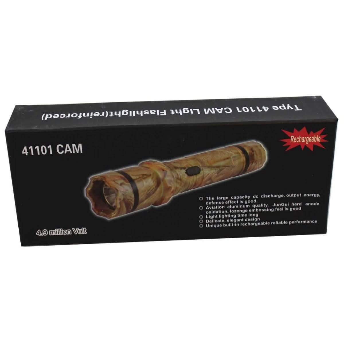 All Metal Stun Gun 4.9m Volt with LED Flashlight DailySale