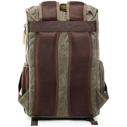 Allacki Waterproof Shock-Resistant Canvas Camera Bag Retro Style Travel Backpack DailySale