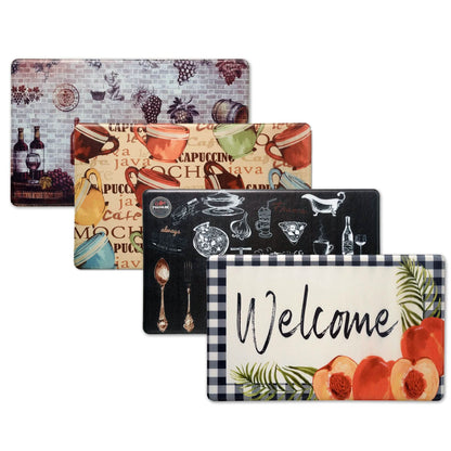 Bibb Home 1-2 Pack Anti Fatigue Cushioned Kitchen Mats DailySale