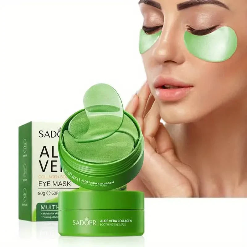 Aloe & Collagen Crystal Eye Mask - Hypoallergenic, Firming Moisturizing Care for All Skin Types DailySale