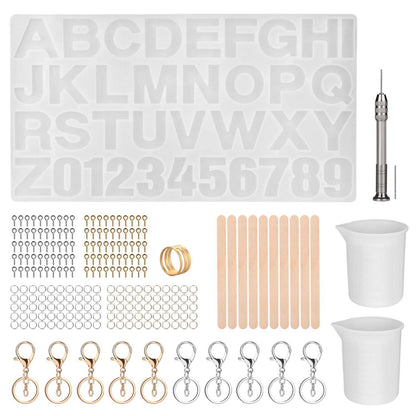 Alphabet Number Silicone Set DIY Casting Mold Jewelry Making Craft DailySale