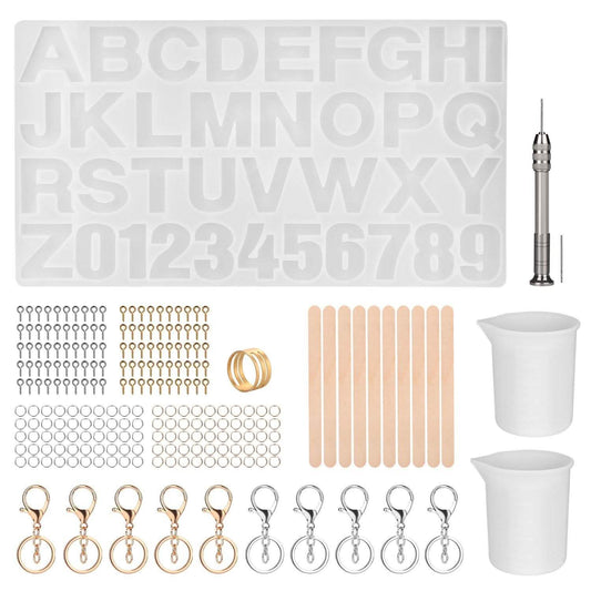 Alphabet Number Silicone Set DIY Casting Mold Jewelry Making Craft DailySale