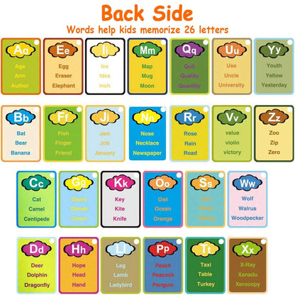 Alphabet Water Coloring Cards with 2 Magic Water Pens DailySale