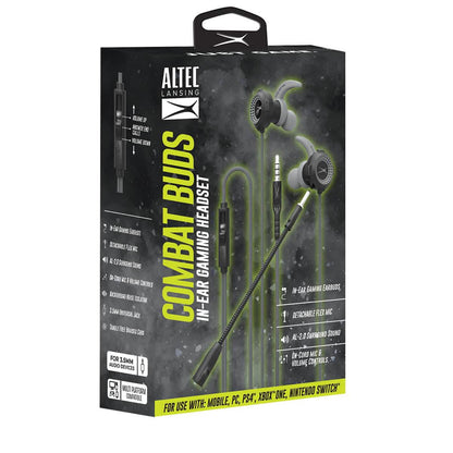 Altec Lansing - 3.5mm Combat Gaming Earbuds DailySale