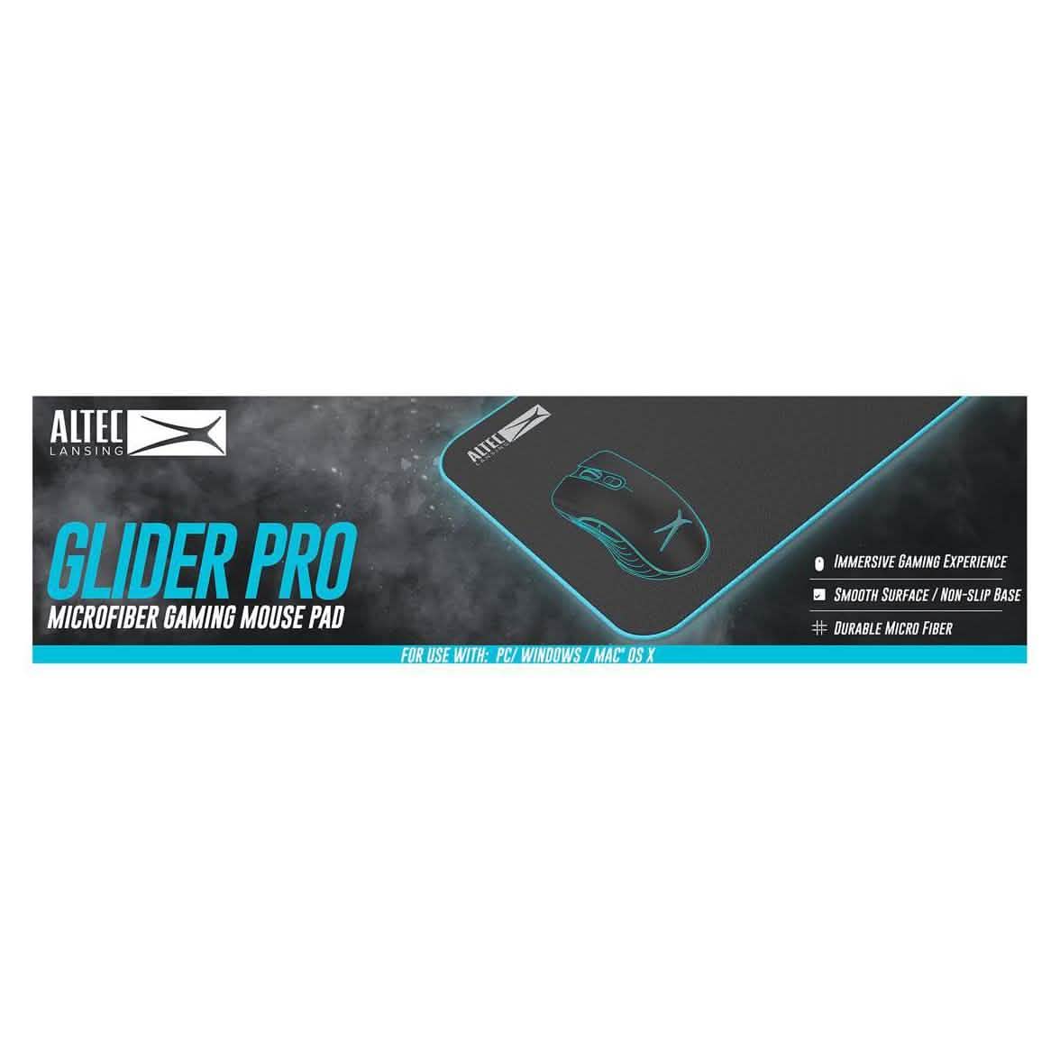 Altec Lansing - Glider Pro Gaming Mouse Pad - Black DailySale