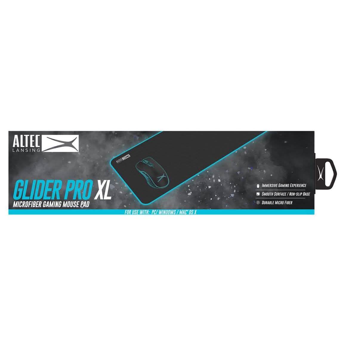 Altec Lansing - Glider Pro Gaming Mouse Pad - Black DailySale