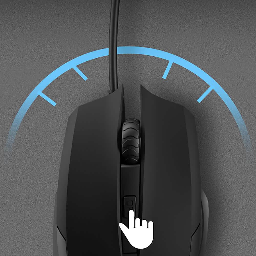 Altec Lansing - GM100 E-Sports Wired Laser Gaming Mouse with RGB Lighting DailySale
