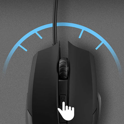 Altec Lansing - GM100 E-Sports Wired Laser Gaming Mouse with RGB Lighting DailySale