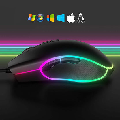 Altec Lansing - GM300 Wired Gaming Mouse with RGB Lighting - RGB DailySale