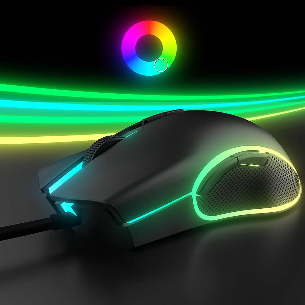 Altec Lansing - GM300 Wired Gaming Mouse with RGB Lighting - RGB DailySale