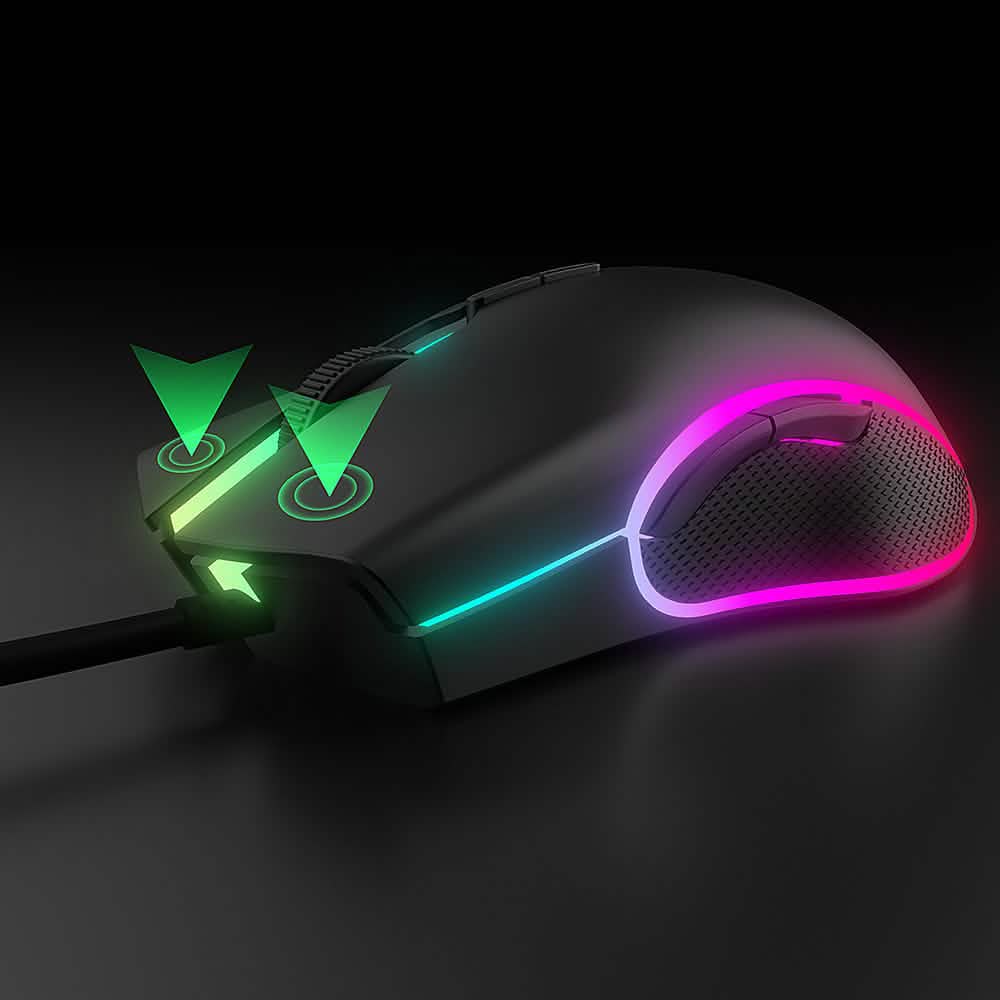 Altec Lansing - GM300 Wired Gaming Mouse with RGB Lighting - RGB DailySale