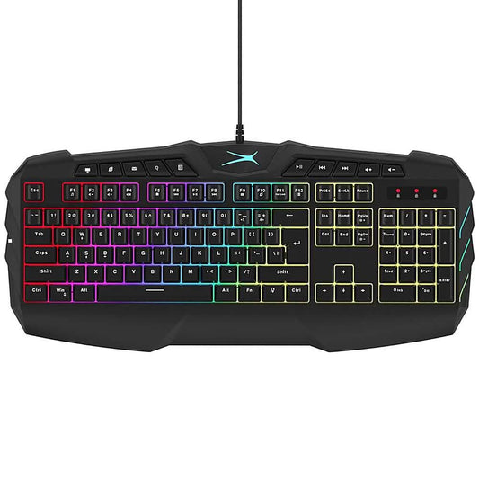 Altec Lansing - M180 Membrane RGB Gaming Keyboard - Multi-Color DailySale