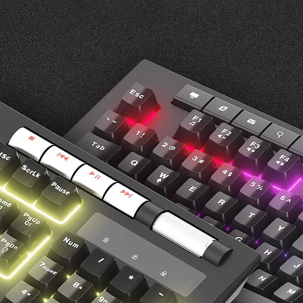 Altec Lansing-MS550 Semi-Mechanical E-Sports Grade RGB Gaming Keyboard DailySale