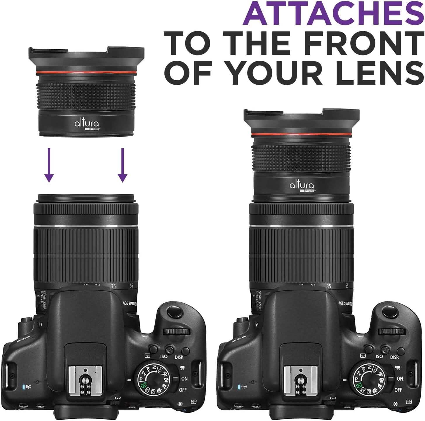 Altura Photo 52MM 0.35x HD Fisheye Nikon Wide Angle Lens (w/Macro Portion)  (Refurbished) DailySale
