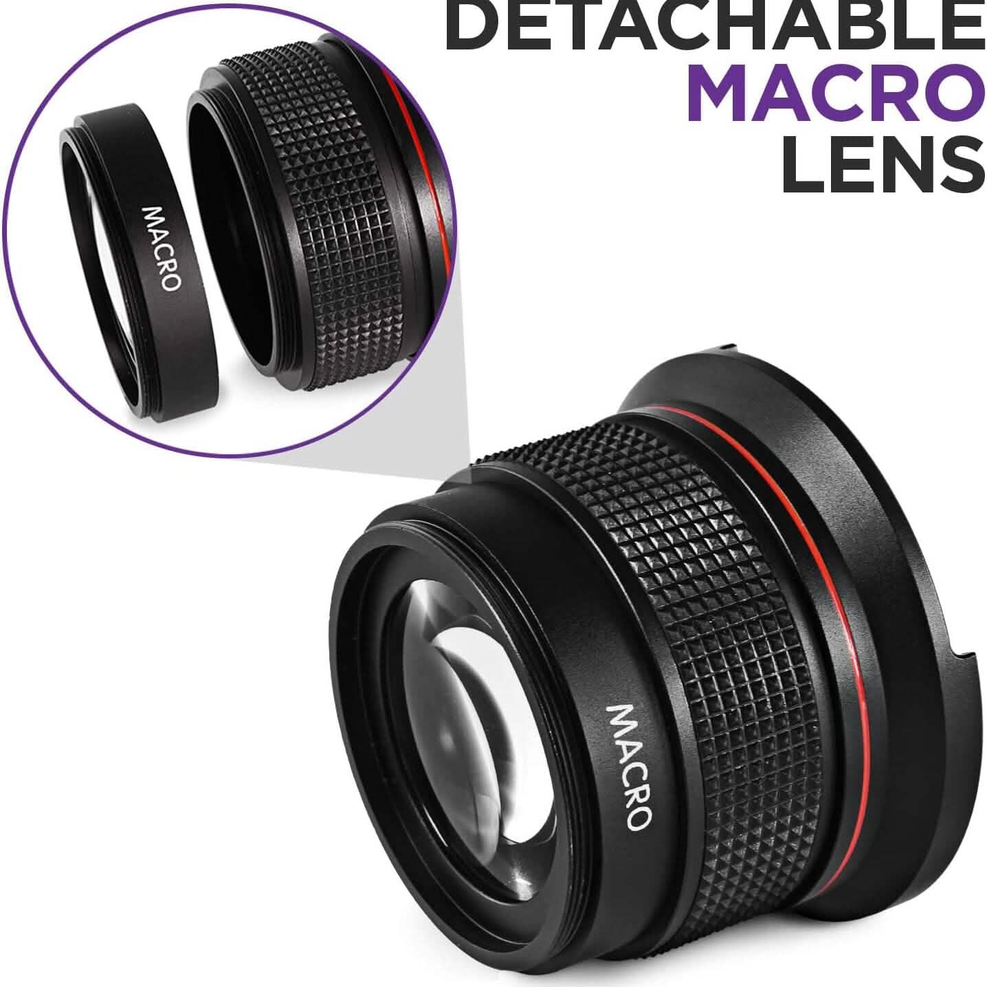 Altura Photo 52MM 0.35x HD Fisheye Nikon Wide Angle Lens (w/Macro Portion)  (Refurbished) DailySale