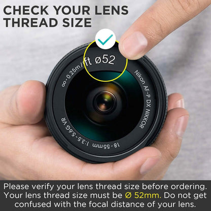 Altura Photo 52MM 0.35x HD Fisheye Nikon Wide Angle Lens (w/Macro Portion)  (Refurbished) DailySale