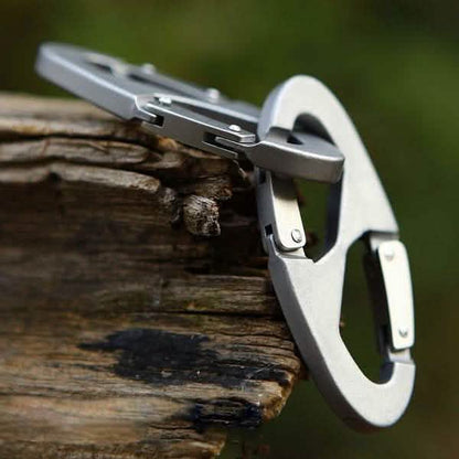 Aluminum Alloy Key Chain Ring Hook Holder Outdoor Calabash Keychain Camping DailySale