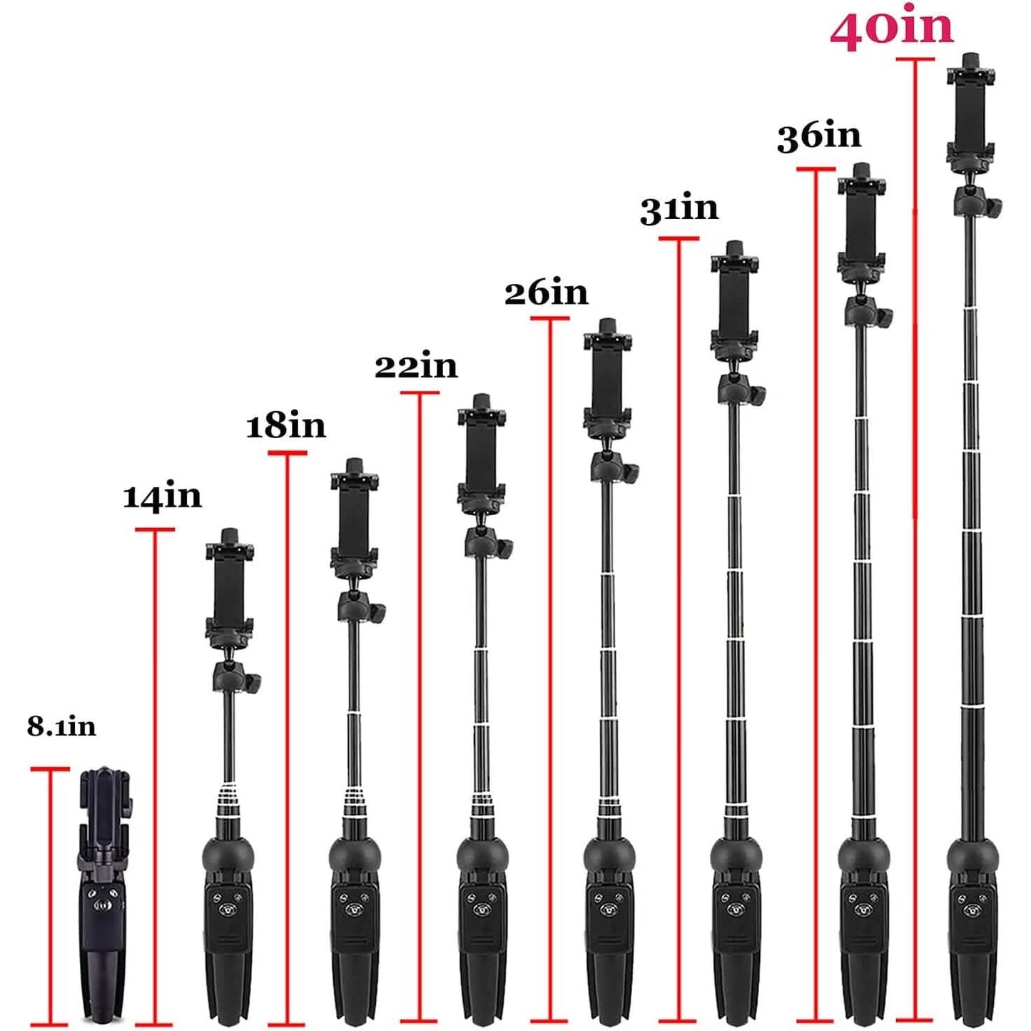 Aluminum Alloy Selfie Stick Phone Tripod DailySale