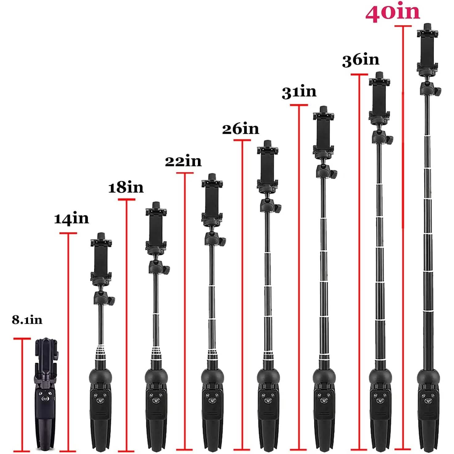 Aluminum Alloy Selfie Stick Phone Tripod DailySale