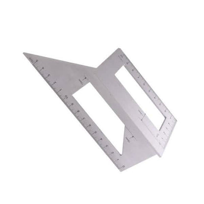 Aluminum Alloy Wooden Square Multifunction Ruler DailySale