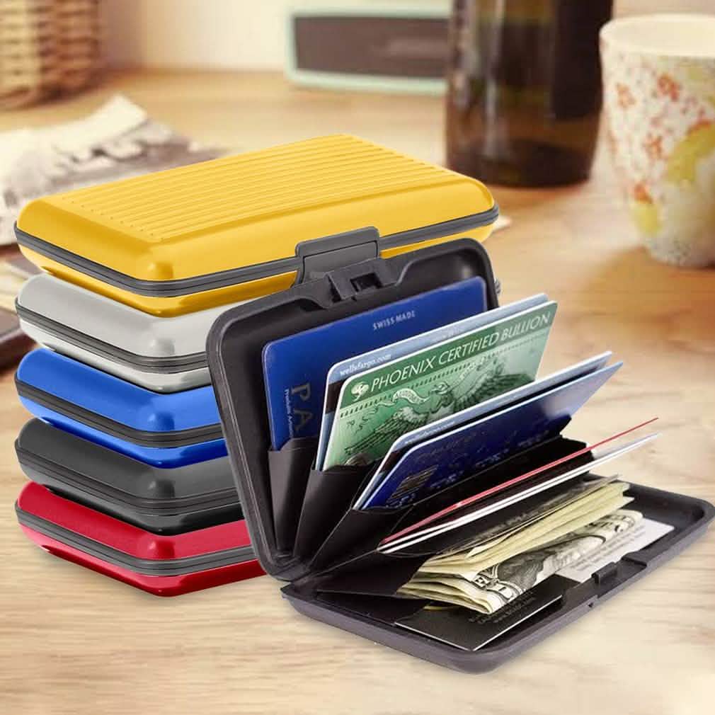 Aluminum RFID Blocking Credit Card Wallet Case DailySale