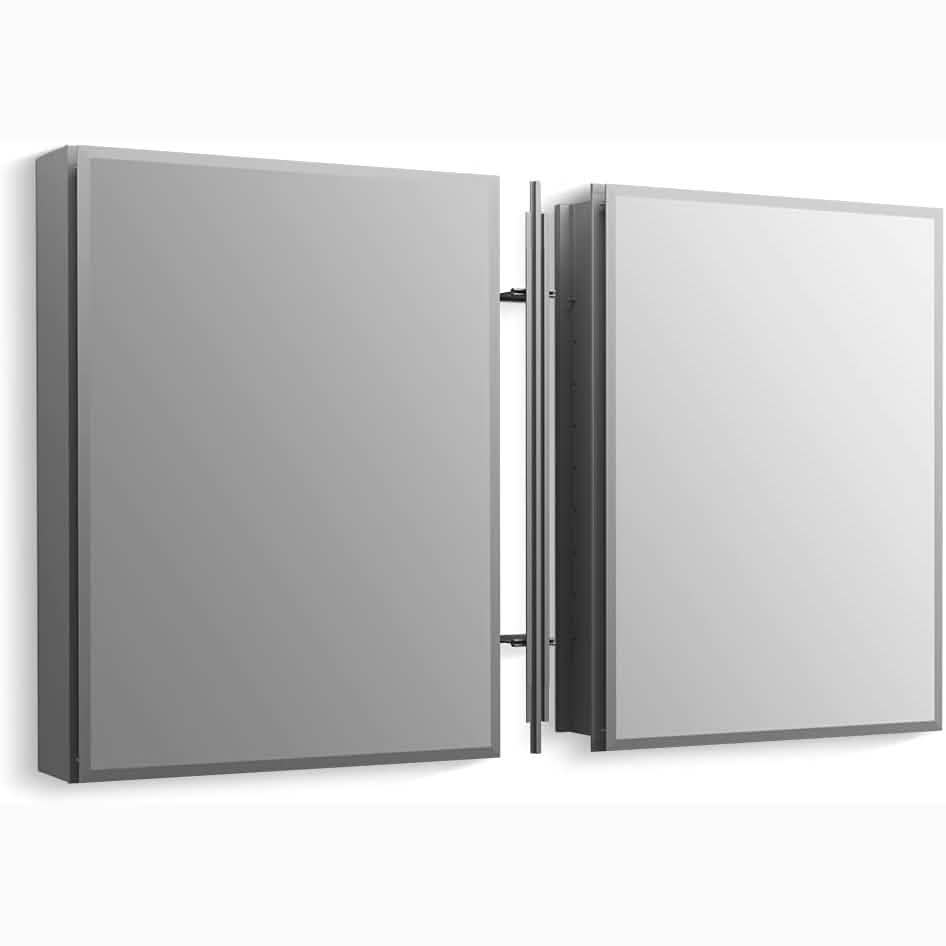 Aluminum Single Medicine Cabinet with Mirror Door DailySale