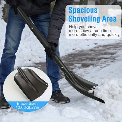 Aluminum Snow Shovel Portable Lightweight Camping Garden Beach Shovel DailySale