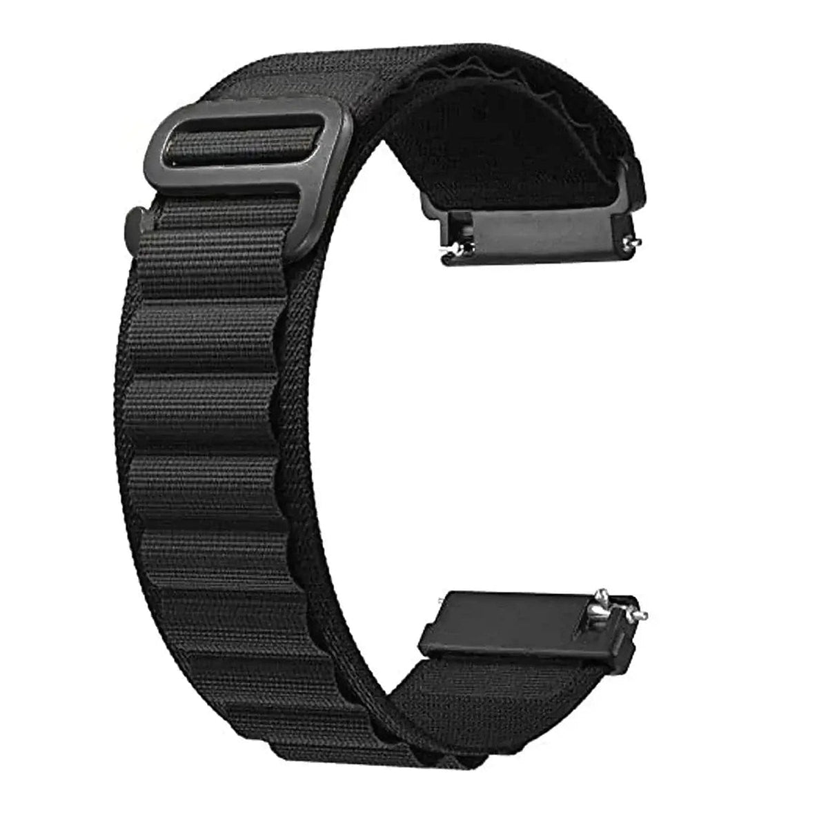 Amazfit Balance, GTR, GTS & Bip Alpine Nylon Loop Band, Metal G-Hook BandsCo Straps