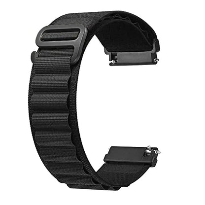 Amazfit Balance, GTR, GTS & Bip Alpine Nylon Loop Band, Metal G-Hook BandsCo Straps