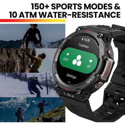 Amazfit T-Rex 2 Smart Watch for Men  (Refurbished) DailySale
