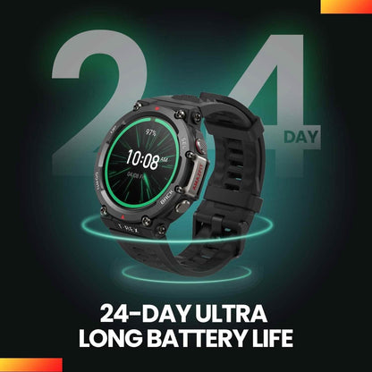 Amazfit T-Rex 2 Smart Watch for Men  (Refurbished) DailySale