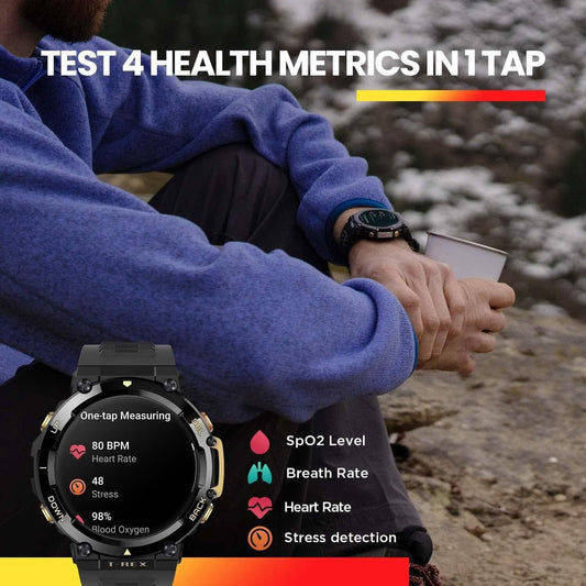 Amazfit T-Rex 2 Smart Watch for Men  (Refurbished) DailySale