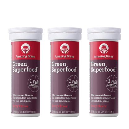 Amazing Grass Green Superfood Water Flavoring Tablet with Antioxidants and Alkalizing Greens DailySale