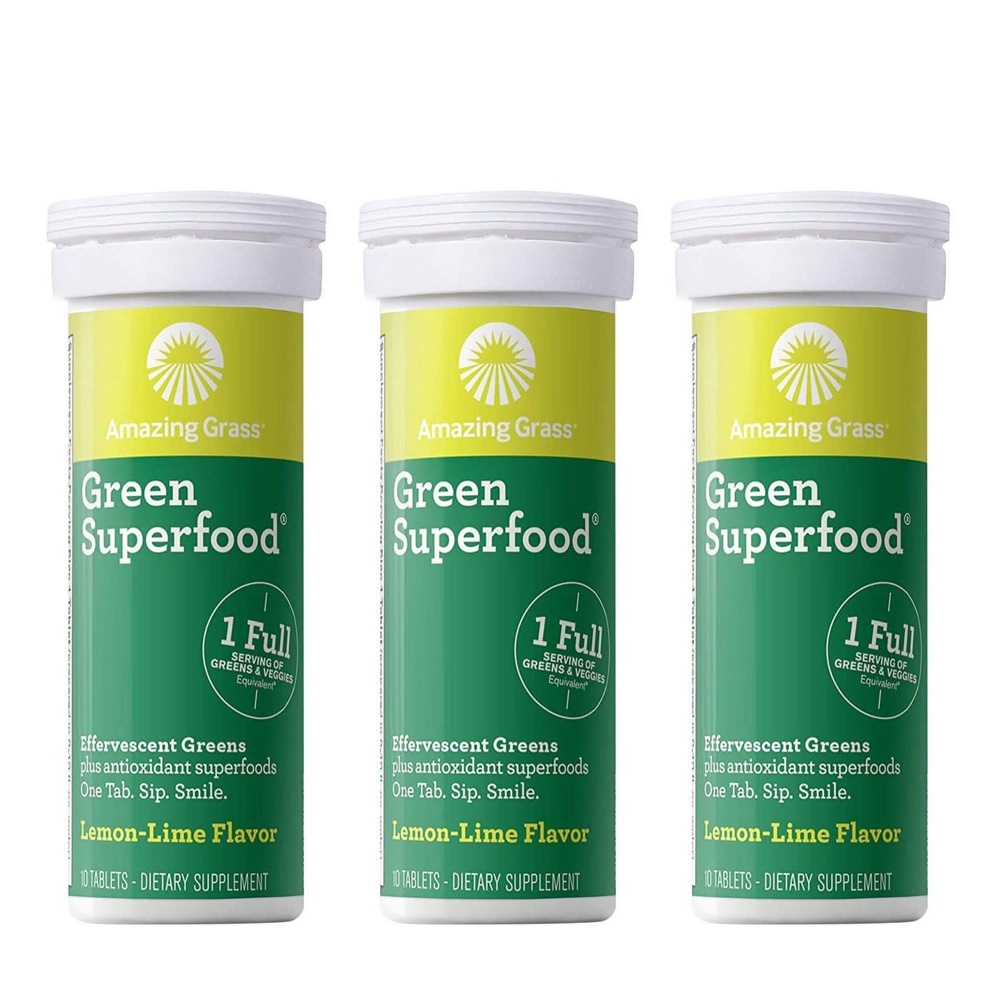 Amazing Grass Green Superfood Water Flavoring Tablet with Antioxidants and Alkalizing Greens DailySale