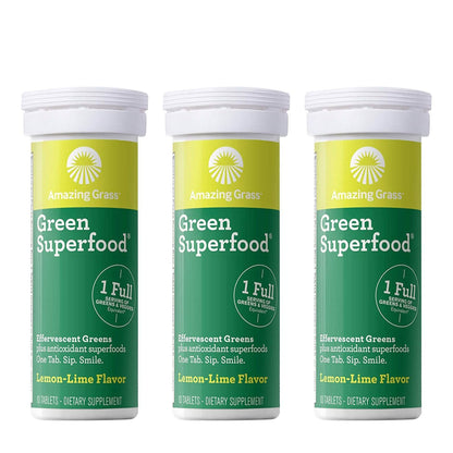 Amazing Grass Green Superfood Water Flavoring Tablet with Antioxidants and Alkalizing Greens DailySale