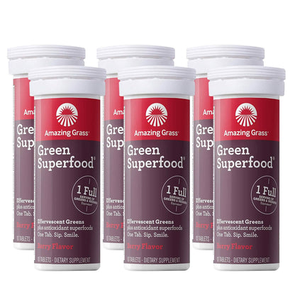 Amazing Grass Green Superfood Water Flavoring Tablet with Antioxidants and Alkalizing Greens DailySale