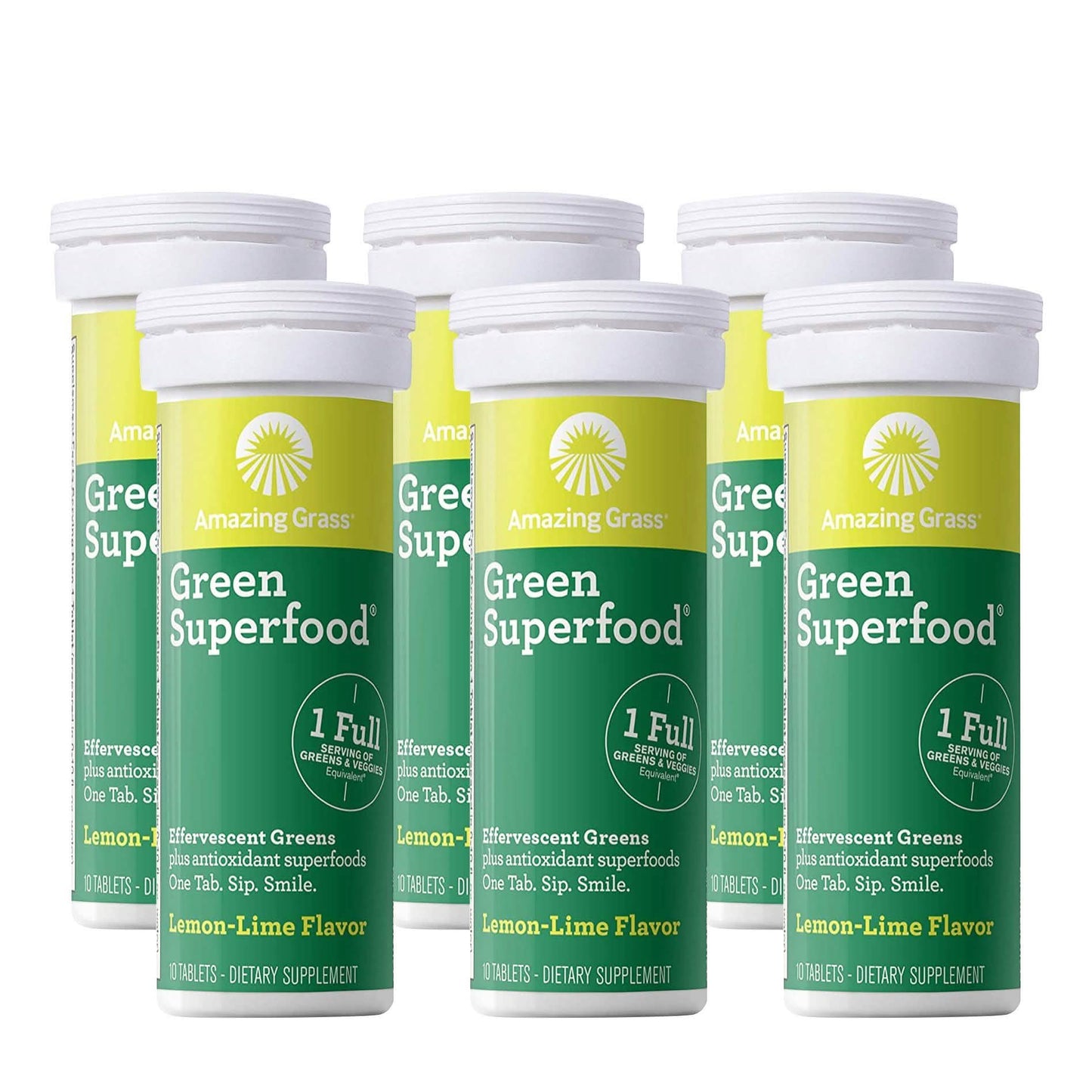 Amazing Grass Green Superfood Water Flavoring Tablet with Antioxidants and Alkalizing Greens DailySale