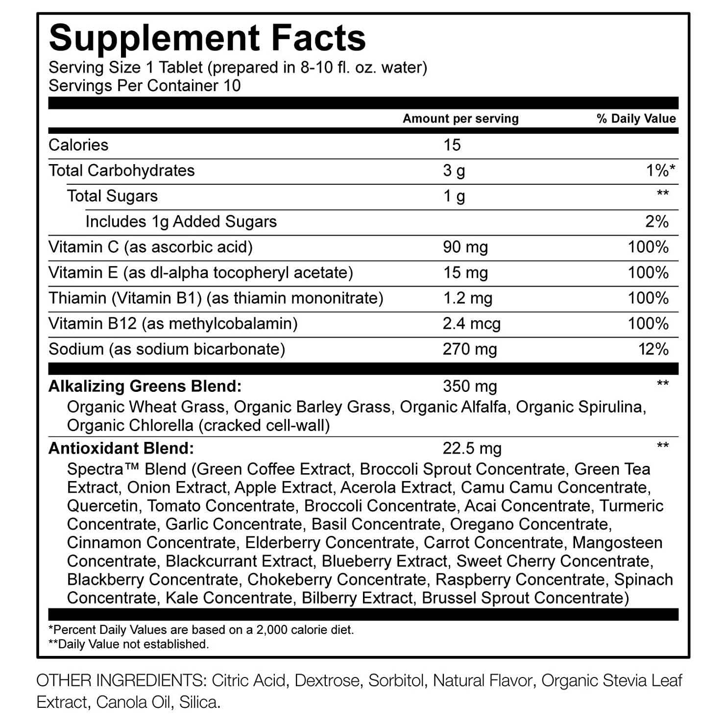 Amazing Grass Green Superfood Water Flavoring Tablet with Antioxidants and Alkalizing Greens DailySale