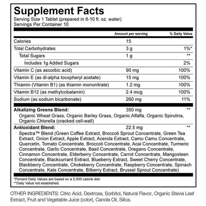 Amazing Grass Green Superfood Water Flavoring Tablet with Antioxidants and Alkalizing Greens DailySale