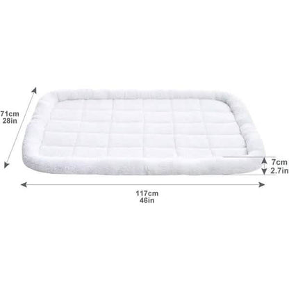 Amazon Basics Faux Sherpa Padded Bolster Pet Bed DailySale