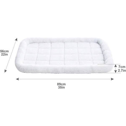 Amazon Basics Faux Sherpa Padded Bolster Pet Bed DailySale