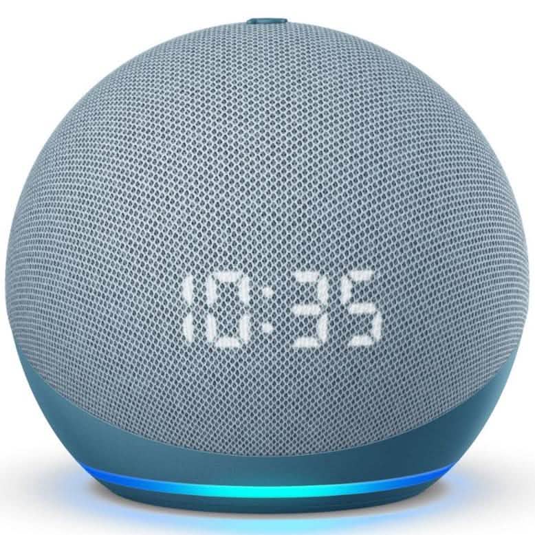 Amazon Echo Dot (4th Gen) Smart Speaker with Clock and Alexa DailySale
