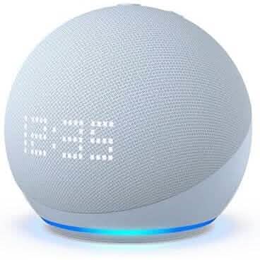 Amazon Echo Dot (5th Gen) with Clock  (Refurbished) DailySale