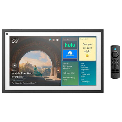 Amazon Echo Show 15 15.6" Smart Display with Alexa and Fire TV - Black (Refurbished) DailySale