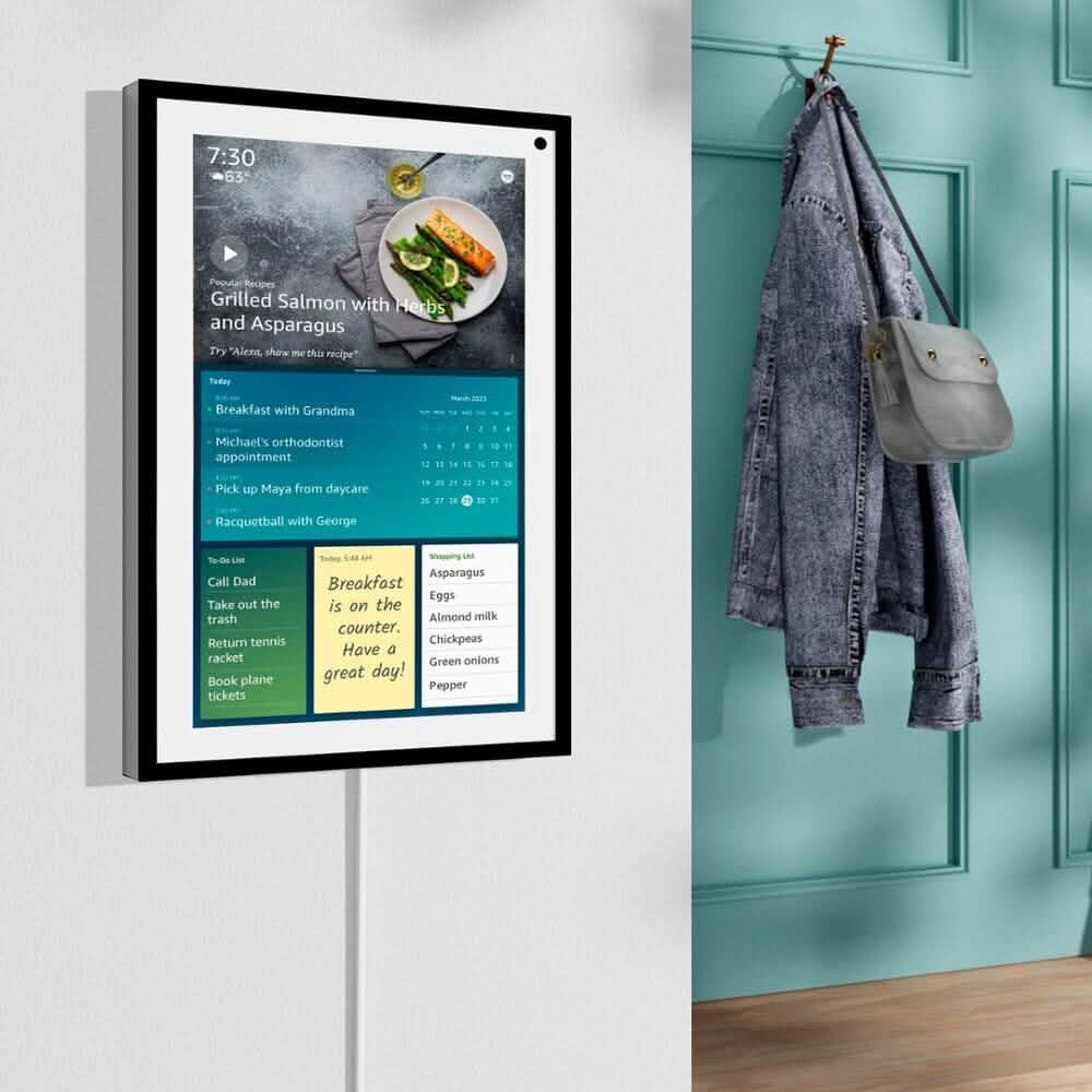 Amazon Echo Show 15 15.6" Smart Display with Alexa and Fire TV - Black (Refurbished) DailySale