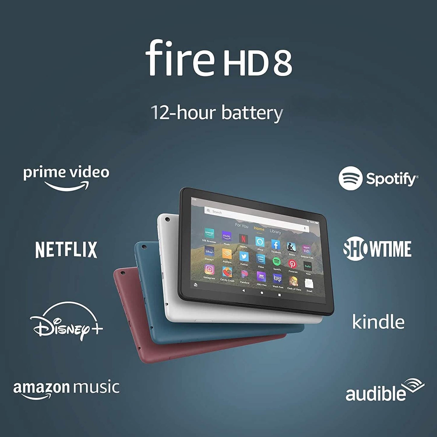 Amazon Fire HD 8 10th Generation 8-Inch Tablet 32GB Plum DailySale